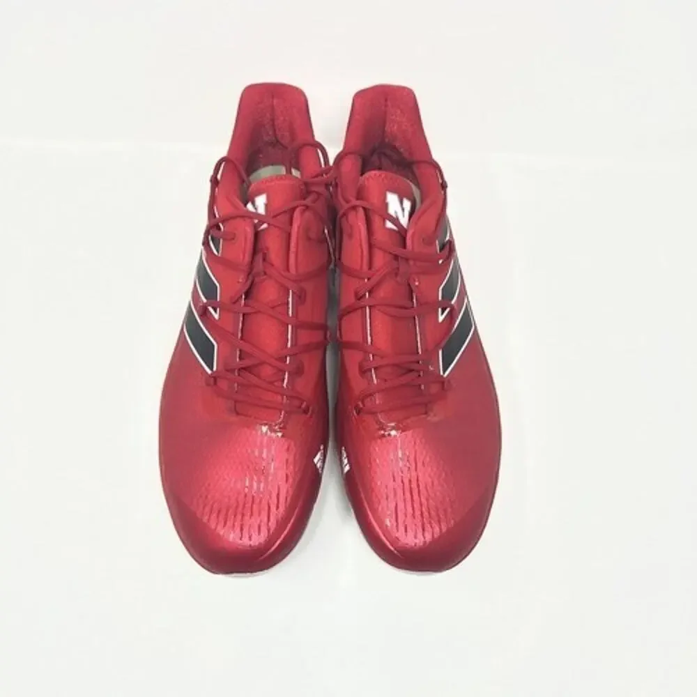 ADIDAS ADIZERO UNIVERSITY OF NEBRASKA LINCOLN PE BASEBALL CLEATS GW3947 SIZE 14
